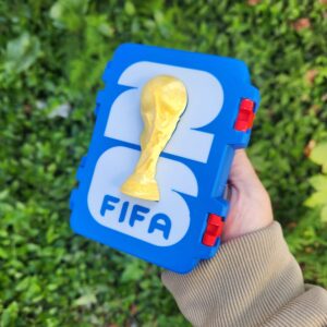 Caja Decorativa FIFA 26 Impresa en 3D — Con Trofeo del Mundo Incluido | SLGo3D