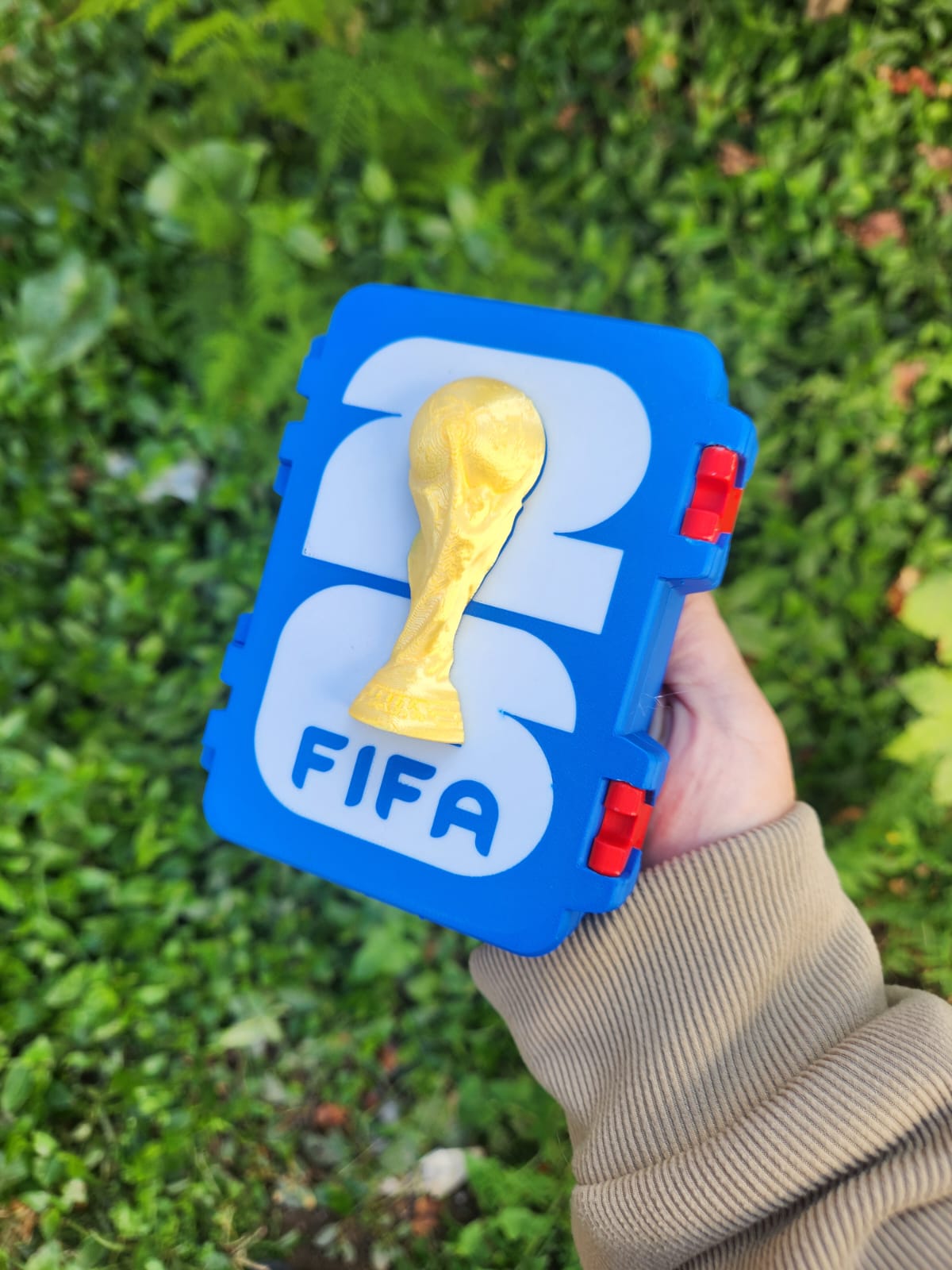 Caja Decorativa FIFA 26 Impresa en 3D — Con Trofeo del Mundo Incluido | SLGo3D