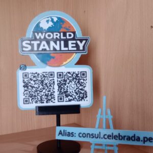 Cartel con QR Personalizado Impreso en 3D — Para Tu Negocio o Emprendimiento | SLGo3D