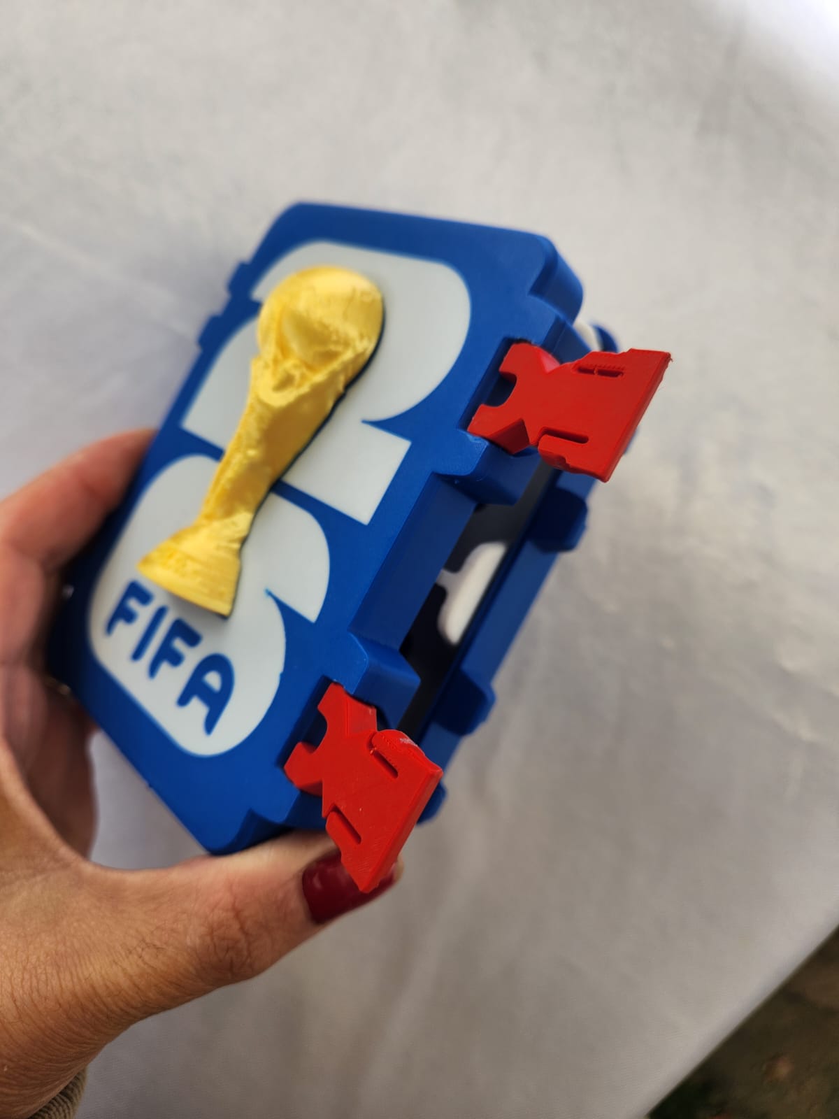 Caja Decorativa FIFA 26 Impresa en 3D — Con Trofeo del Mundo Incluido | SLGo3D - Image 12