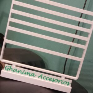 Expositor de Aros y Pendientes Personalizado Impreso en 3D — Con Tu Nombre | SLGo3D
