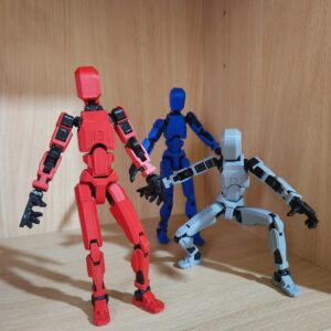 Figura Articulada Dummy Impresa en 3D — Más de 15 Puntos de Articulación | SLGo3D