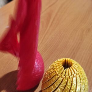Florero Decorativo Orgánico Impreso en 3D — Diseño Artístico Retorcido | SLGo3D