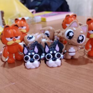 Llaveros Animales Kawaii Impresos en 3D — Garfield, Husky y Más | SLGo3D