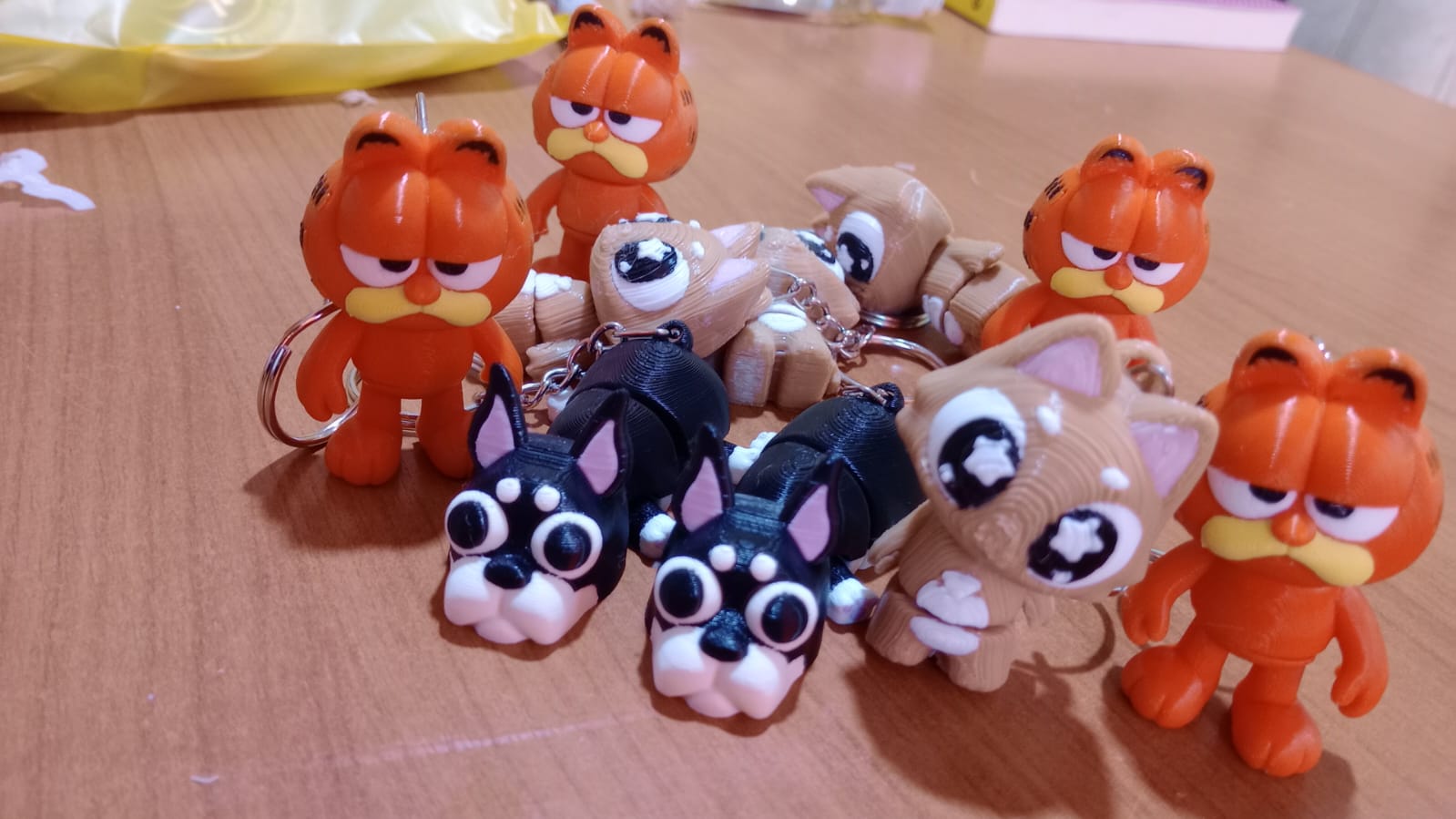 Llaveros Animales Kawaii Impresos en 3D — Garfield, Husky y Más | SLGo3D - Image 5