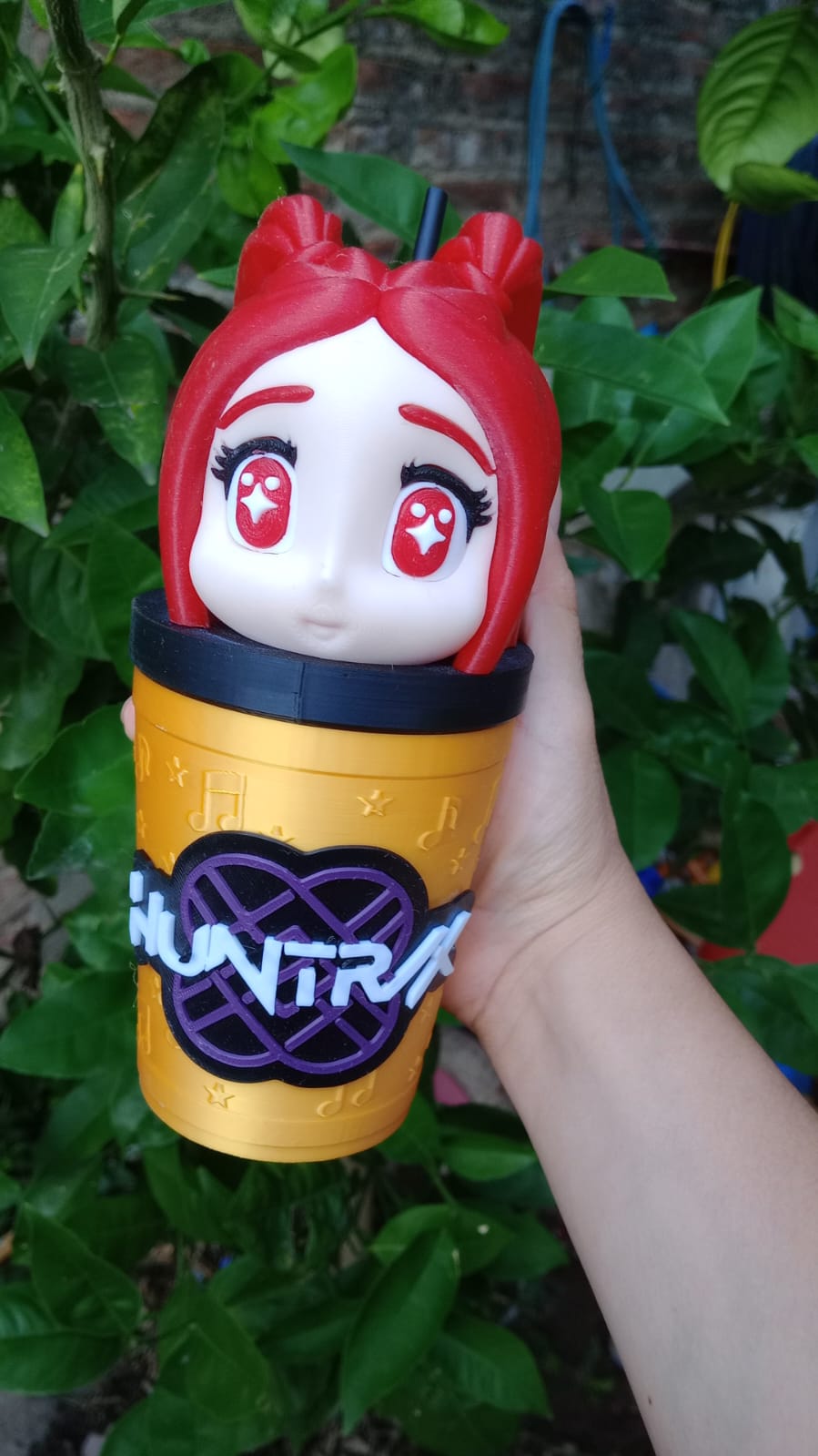 Termo con Figura Chibi Anime Impresa en 3D — Personalizable | SLGo3D